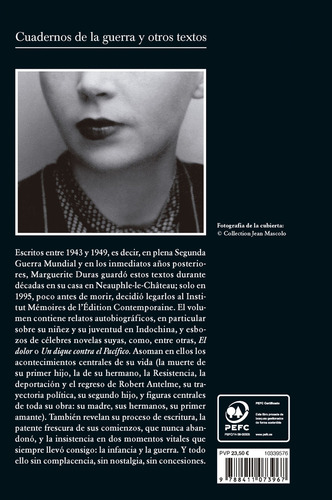 Cuadernos De La Guerra Y Otros Textos, De Duras, Marguerite. Editorial Tusquets, Tapa Blanda, Edición 01 En Español, 2024