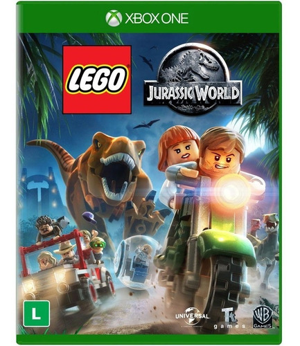 Jogo Lego Jurassic World Xbox One Midia Física Português Br