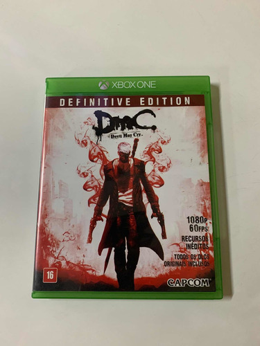 Jogo Xbox One Devil May Cry Dmc Original Mídia Física