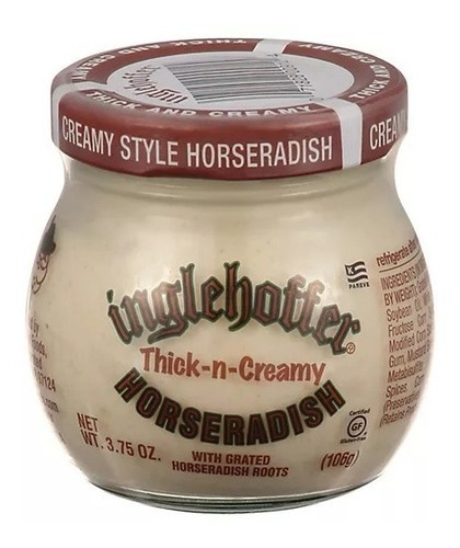Salsa De Rábano Picante Cream Inglehoffer Gluten Free Kosher