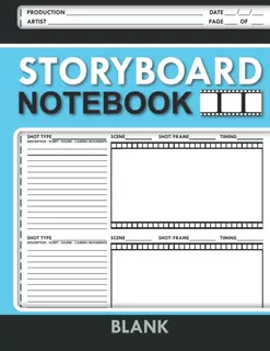 Libro: Storyboard Notebook Em Branco: Modelo De Miniatura 16