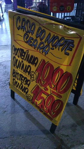 Imagem 4 de 5 de Cartazes Faixas E Cavaletes Manuais