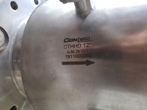 Medidor Vazão Eletromagnético Contech Cthhd-ex 12'' Aço Inox