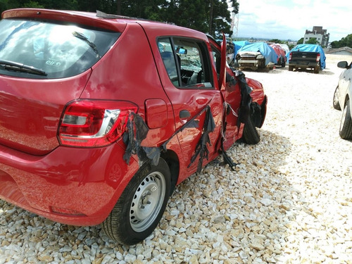 Imagem 3 de 5 de Sucata Renault Sandero 1.0 2017 Vermelho (retirada De Peças)