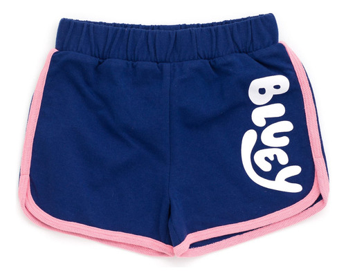 Conjunto De Ropa Bluey Para Niñas Pequeñas Y Pantalones Cort
