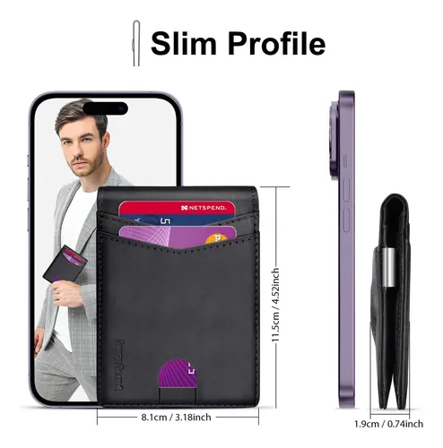 Cartera Swanscout Para Airtag, Versión Con Clip Para Cartera