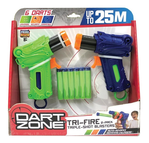 Pistola Lanza Dardos Tri-fire Tiro Triple X2 Dart Zone
