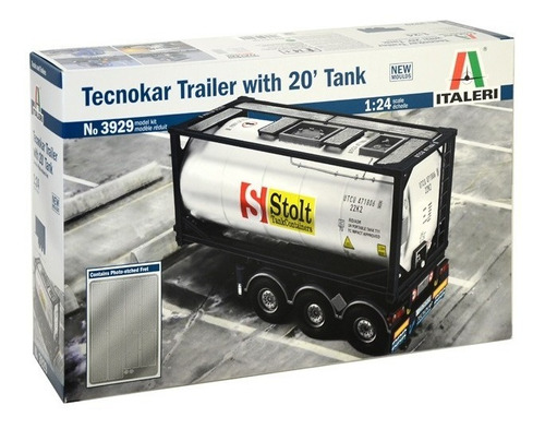 Tecnokar Trailer With 20' Tank By Italeri # 3929      1/24