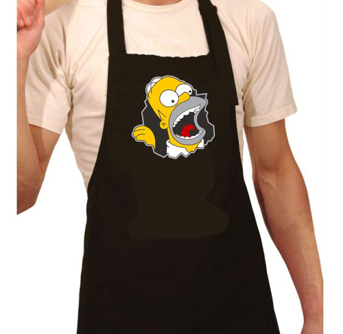 Delantales Homero Simpsons, Chef , Cocina, Parrilla