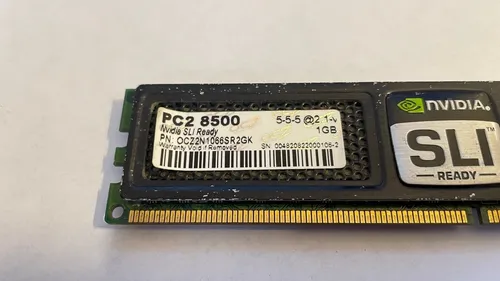 Memoria Ram 1gb Ddr2 Ocz Pc2 8500 1066 Pc Blindada (Usado)