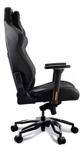 Cadeira de escritório Cougar Armor Titan Pro gamer ergonômica preta e royal  com estofado de couro sintético y suede