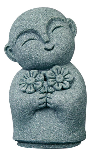 Estatua De Pequeño Monje, Adorno De Mesa, Estilo E