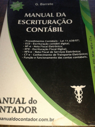 Escrituração Contábil : Manual