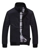 Comprar Chaqueta Cortavientos Casual Chamarra Hombre Color Liso