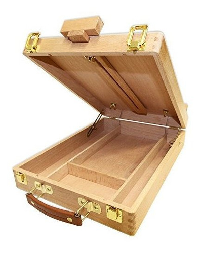 Imagen 4 de 6 de Caballete Mesa Para Pintura Escritorio Niño Adulto Haya