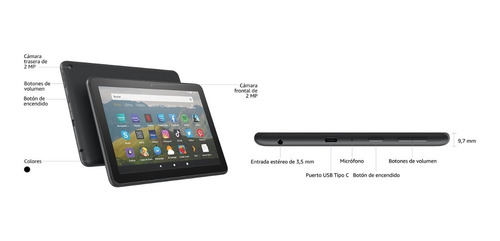 Tablet Amazon Fire Hd 8 10gen 32gb 2 Gb Ram 2020 Azul Cuotas