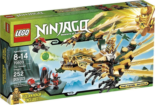 Lego Ninjago 70503 Dragon Dorado 252 Piezas Set