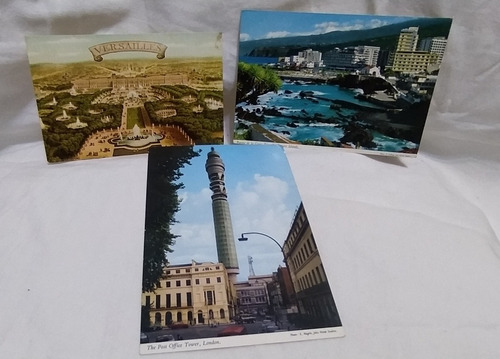 Lote De Postales Antiguas Vintage De Colección 