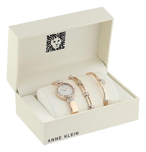 Reloj Y Pulsera Anne Klein, Para Mujer, Nuevo