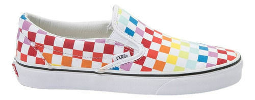 Vans Tenis Slip On Skate Shoe Rainbow Checkerboard