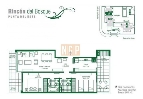 Apartamento En Rincã³n Del Indio, 2 Dormitorios - Ref: 13179