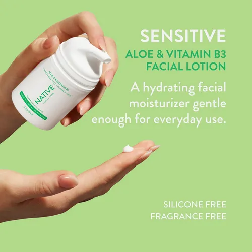 Crema Hidratante Facial Native Sensitive Daily 50 Ml Con Vit