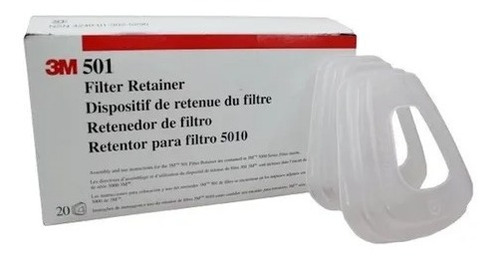 2x Retentor 501 De Filtro Mecânico 5n11 Para Mascara 3m