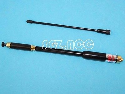 Para Baofeng Antena Telescópica Al800 Alta Ganancia Dual Ban