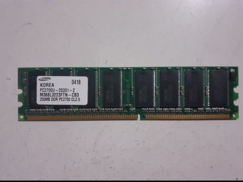 Memoria Ram 256mb Ddr Pc2700