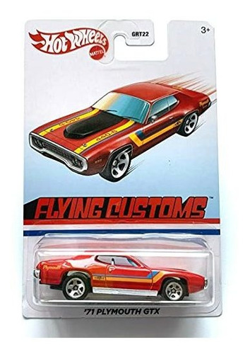 Diecast Hotwheels '71 Plymouth Gtx [red] - Flying 1n16i