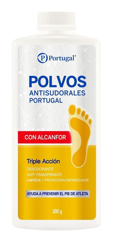 Polvos Antisudorales Con Alcanfor 300 G.