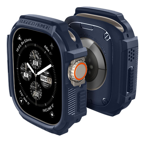 Funda Spigen Rugged Armor Para Apple Watch Ultra 2 - Azul
