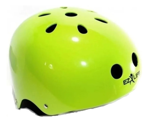 Casco Proteccion Ciclismo Adulto Ez Life Classic Bici Outlet Color Verde Talle S