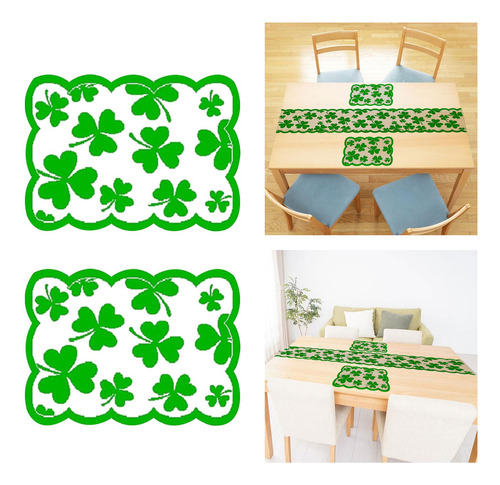 Adornos Decorativos Del Día De Patricio 2 Manteles