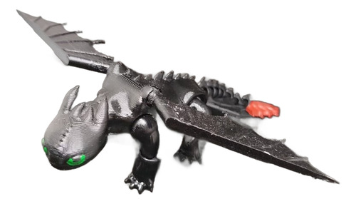 Figura Chimuelo Articulado Como Entrenar A Tu Dragon