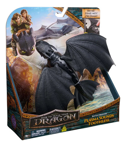 Cómo Entrenar A Tu Dragón Plasma Sounds Toothless