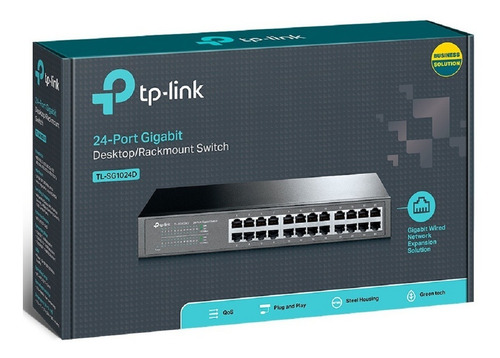 Imagen 1 de 6 de Switch Tp-link Tl-sg1024d 24 Puertos Gigabits Rackmount