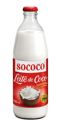 Leite De Coco - Sococo 500ml Vidro