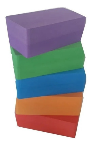 Kit 8 Bloco Tijolinho 22x8x11 Yoga/pilates/fisioterapia/ S4