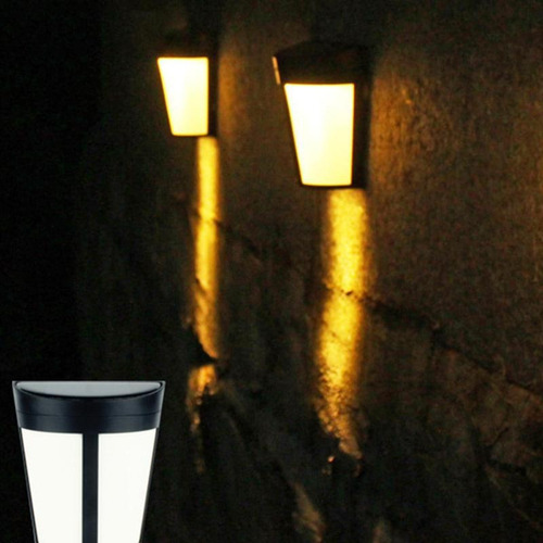 6led Solar Accionado Luz De Pared De Jardín Valla De Luz