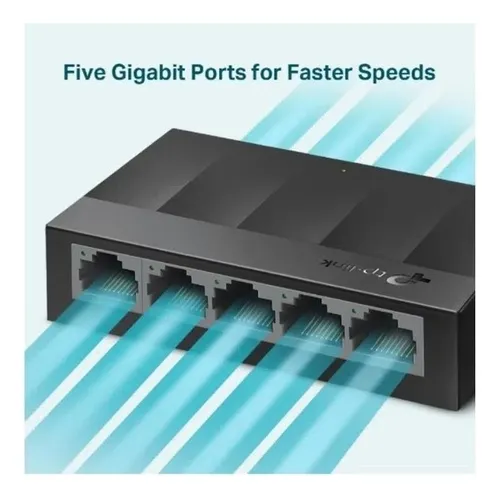 Switch Sobremesa 5 Puertos Rj45 Gigabit Tl-sg1005d Tp-link