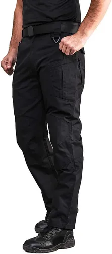 Pantalon Tactico Militar Cargo Outdoor Negro Para Hombre