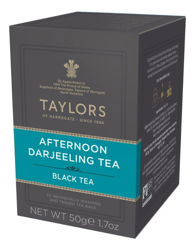 Te Taylors Of Harrogate Afternoon Darjeeling 20 Unidades Bth