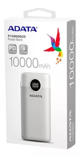 Adata Power Bank P10000QCD Bateria Portatil 10000mah Blanco