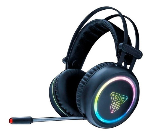 Audifono Gamer Fantech Rgb Hg15 Captain 7.1 Revogames Color Negro