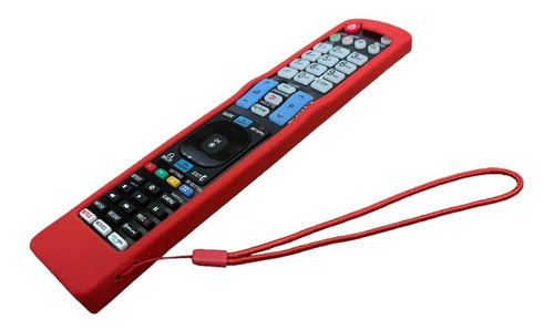 Funda Para Control LG Akb33871420 Akb74455403 Rojo