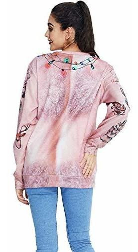 Uideazone Hombres Mujeres 3d Ugly Cofre De Navidad Sueter De