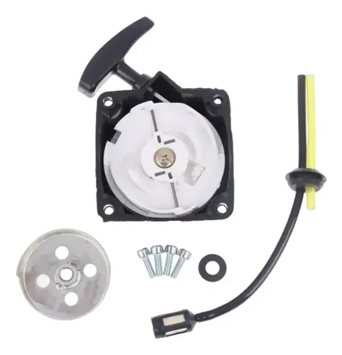 Kit De Arrancador Para Desbrozadora De 33cc, 43cc Y 52cc – Incluye Unidad, Disco, Mango Y Cuerda De 90 Cm, Fácil De Instalar, De Metal Y Plástico