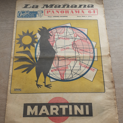Anuario De Diario La Mañana 1964- Caricatururas Y Textos