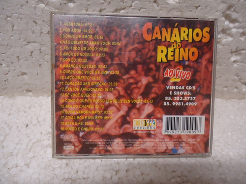 Cd Canários Do Reino Ao Vivo Vol. 2 - Ma (Usado)